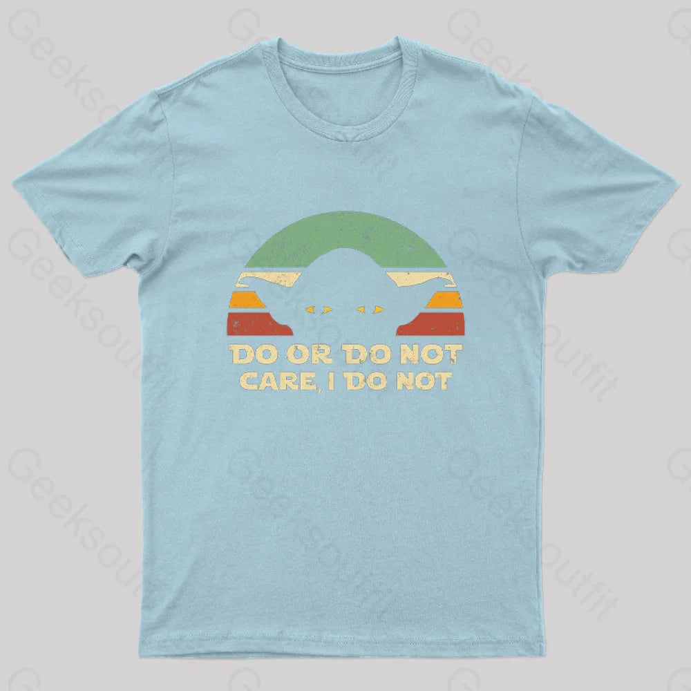 Force Apathy Geek T-Shirt Light Blue / S