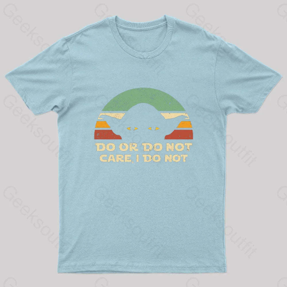 Force Apathy Geek T-Shirt Light Blue / S