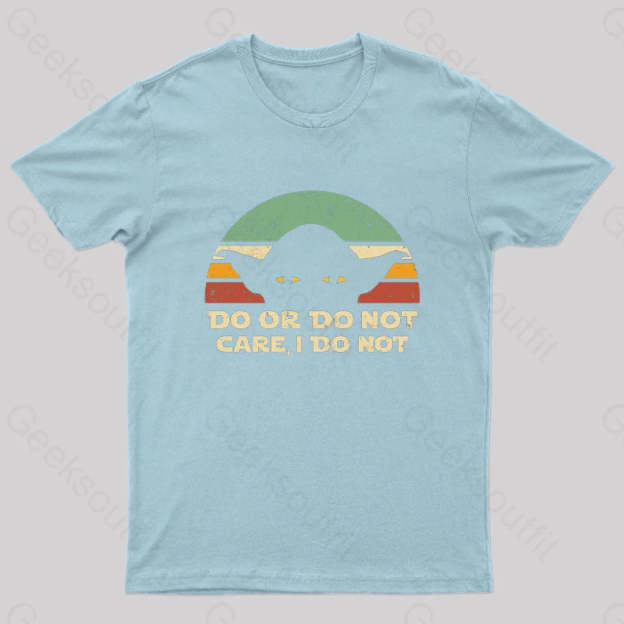 Force Apathy Geek T-Shirt Light Blue / S