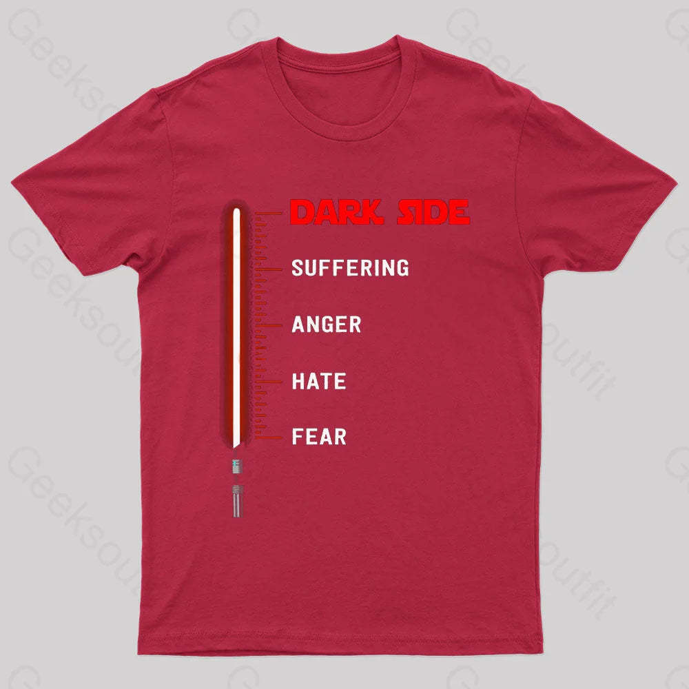 Force Science Fiction Geek T-Shirt Red / S