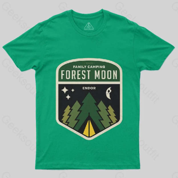 Forest Moon Camping T-Shirt - Geeksoutfit