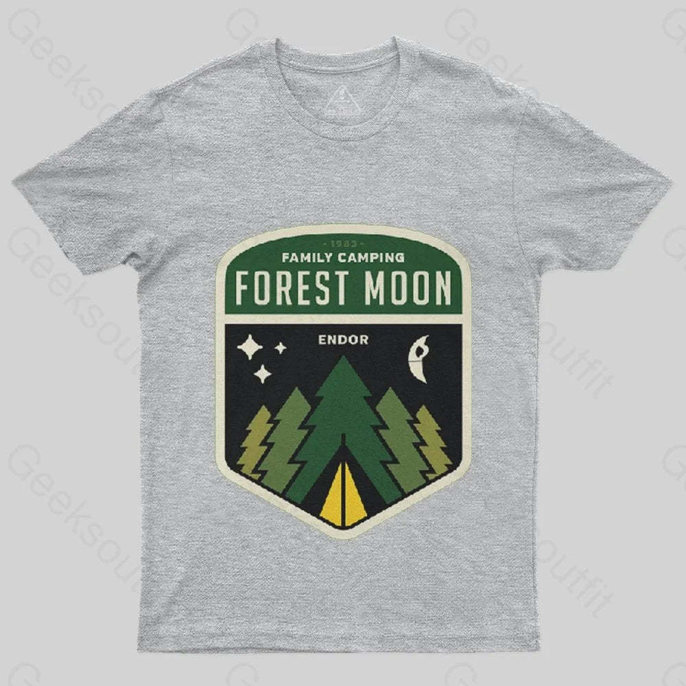 Forest Moon Camping T-Shirt - Geeksoutfit