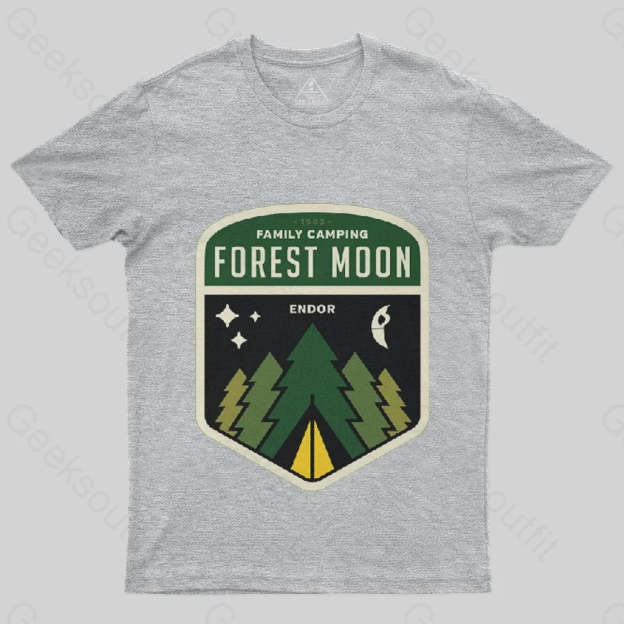 Forest Moon Camping T-Shirt - Geeksoutfit