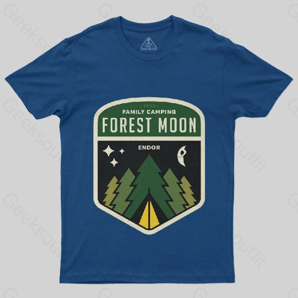 Forest Moon Camping T-Shirt - Geeksoutfit
