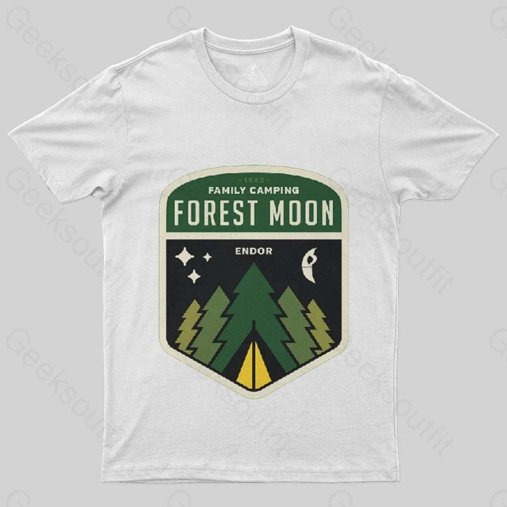 Forest Moon Camping T-Shirt - Geeksoutfit