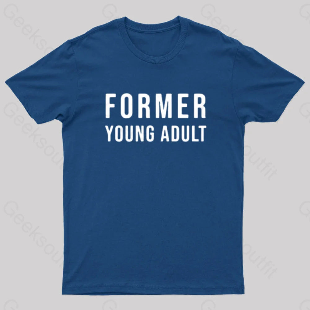 Former Young Adult Nerd T-Shirt Navy / S