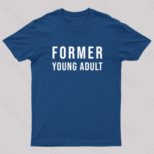 Former Young Adult Nerd T-Shirt Navy / S
