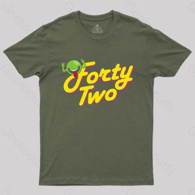 Forty Two T-Shirt Army Green / S