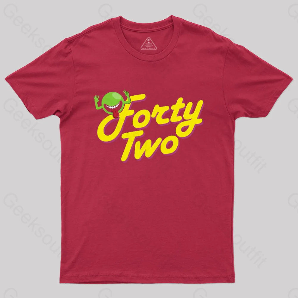 Forty Two T-Shirt Red / S