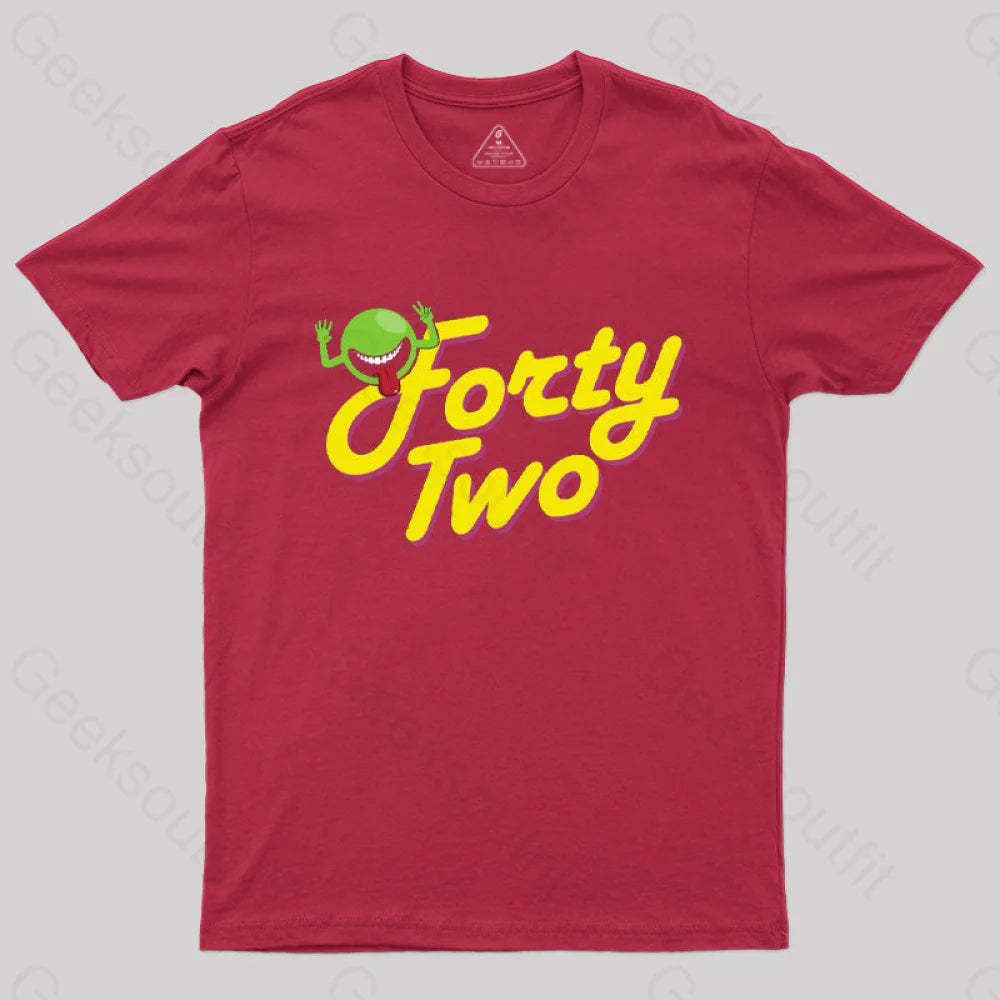 Forty Two T-Shirt Red / S