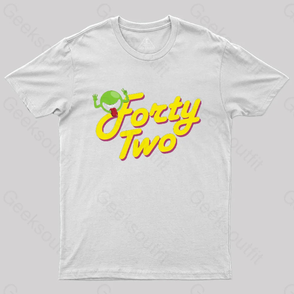 Forty Two T-Shirt White / S