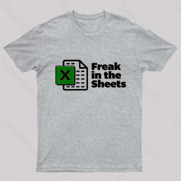 Freak In The Sheets Nerd T-Shirt Grey / S