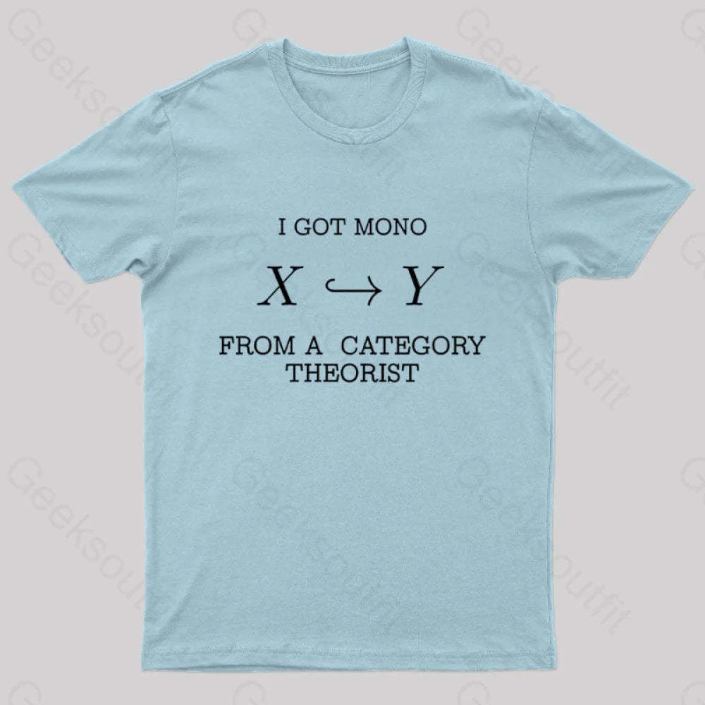 From A Category Theorist Geek T-Shirt Light Blue / S