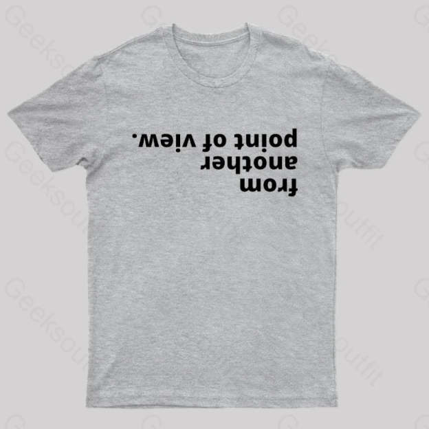 From Another Point Of View Nerd T-Shirt Grey / S
