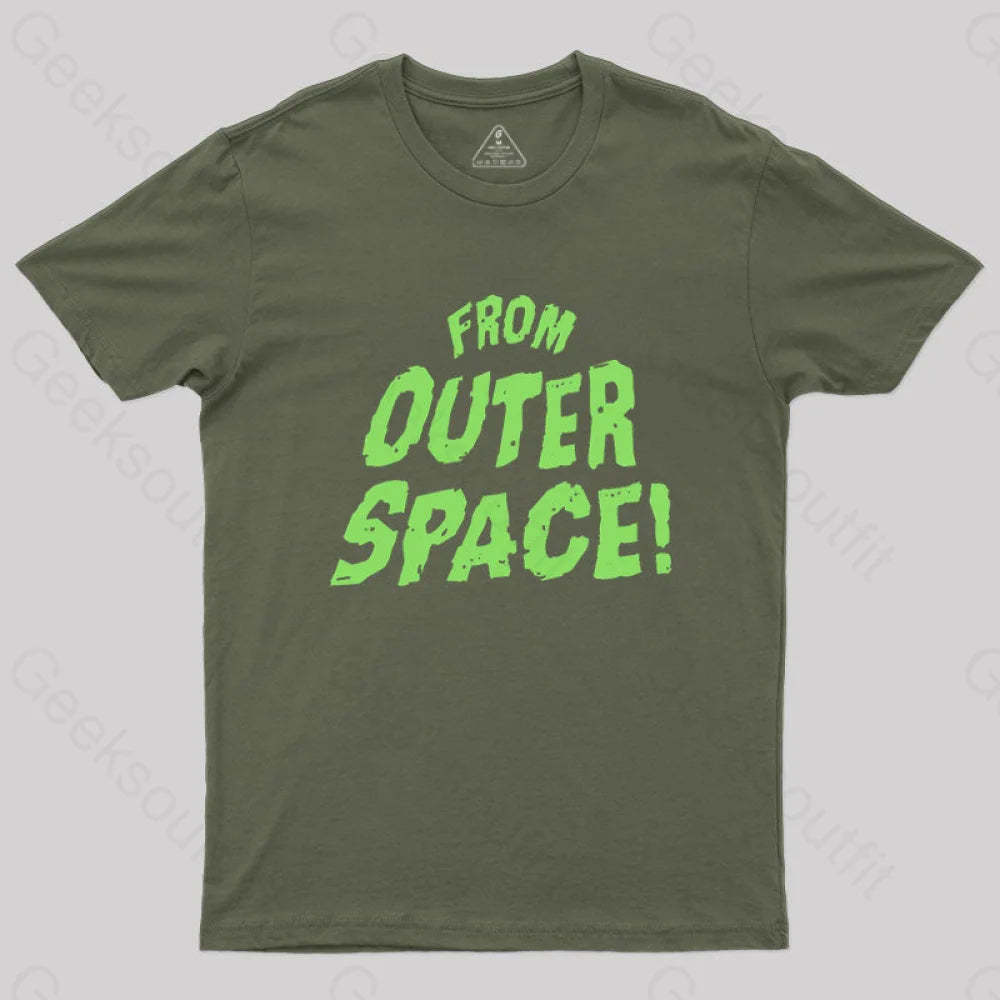 From Outer Space! T-Shirt Army Green / S