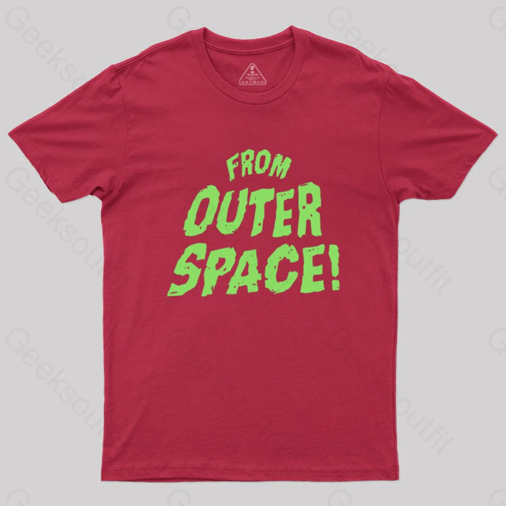 From Outer Space! T-Shirt Red / S