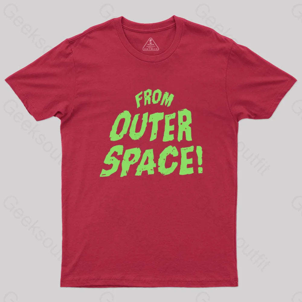 From Outer Space! T-Shirt Red / S