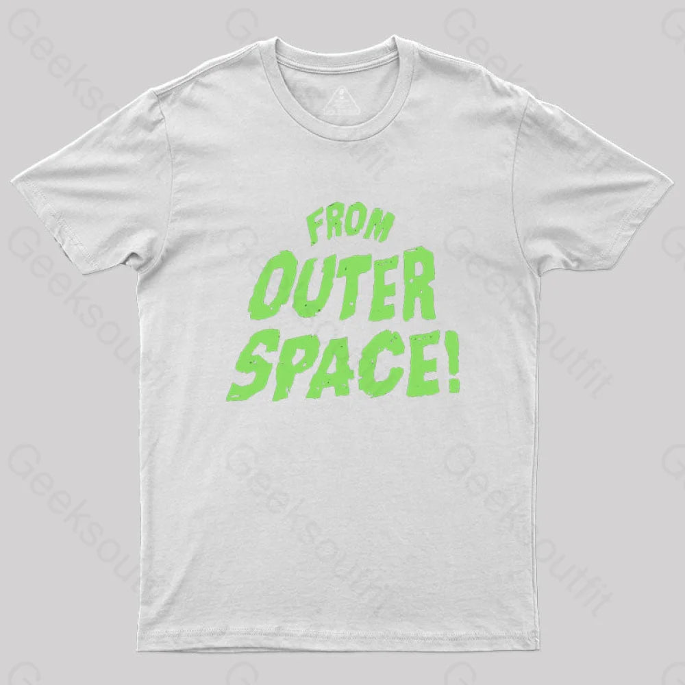 From Outer Space! T-Shirt White / S