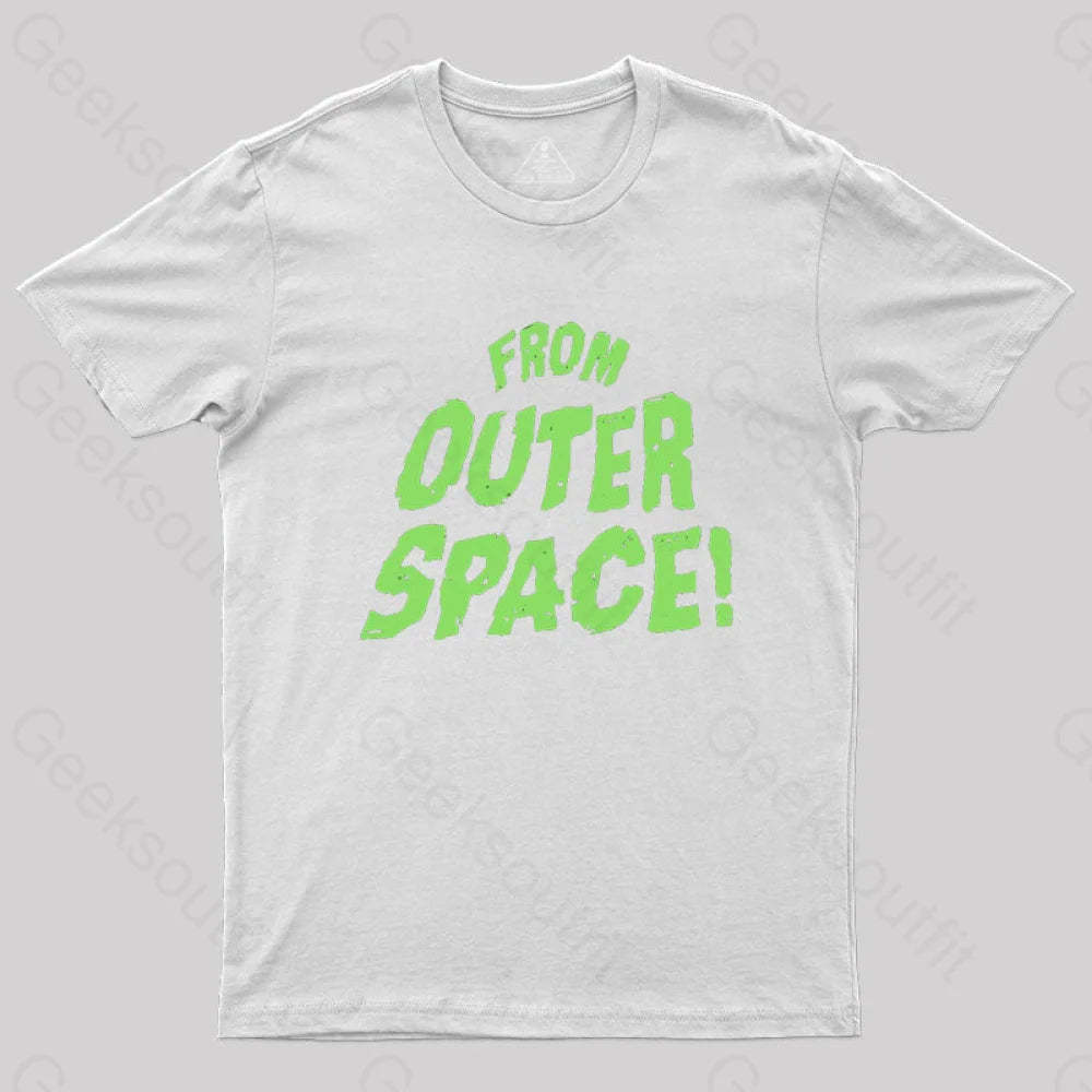 From Outer Space! T-Shirt White / S
