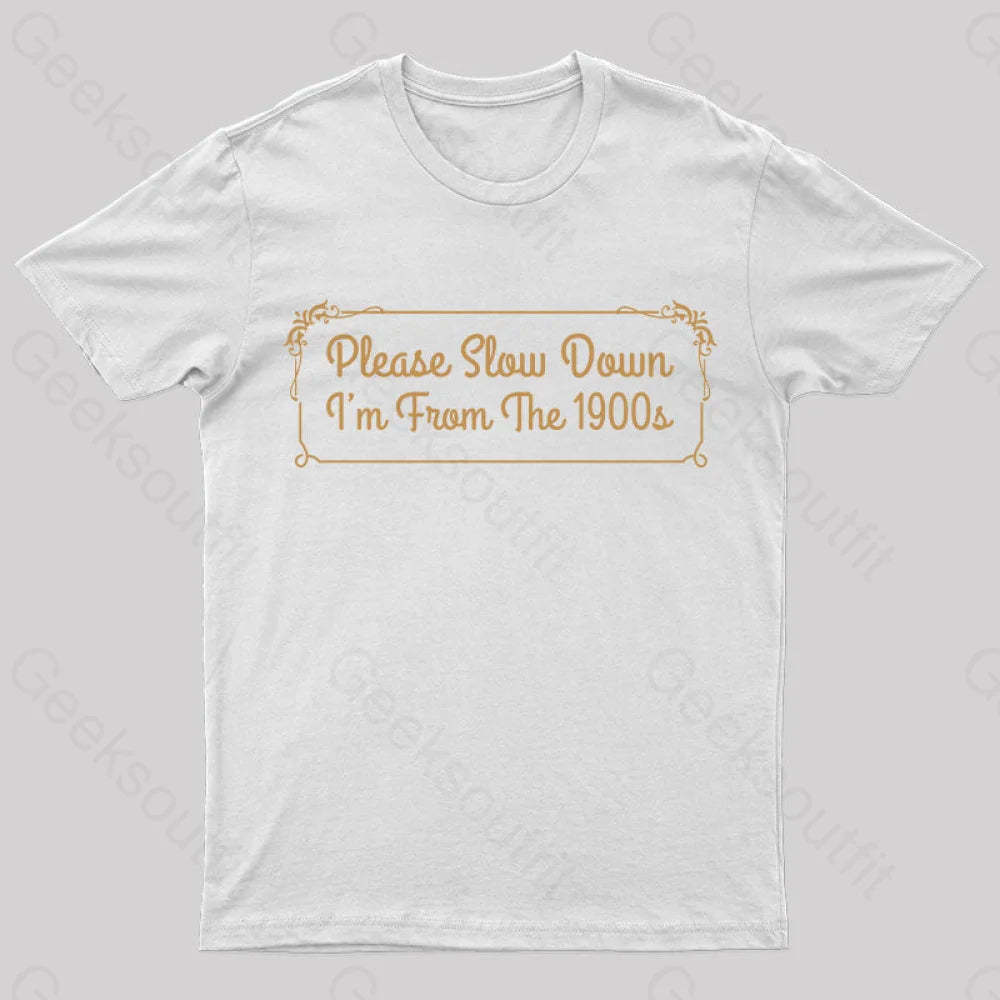 From The 1900S Vintage T-Shirt White / S
