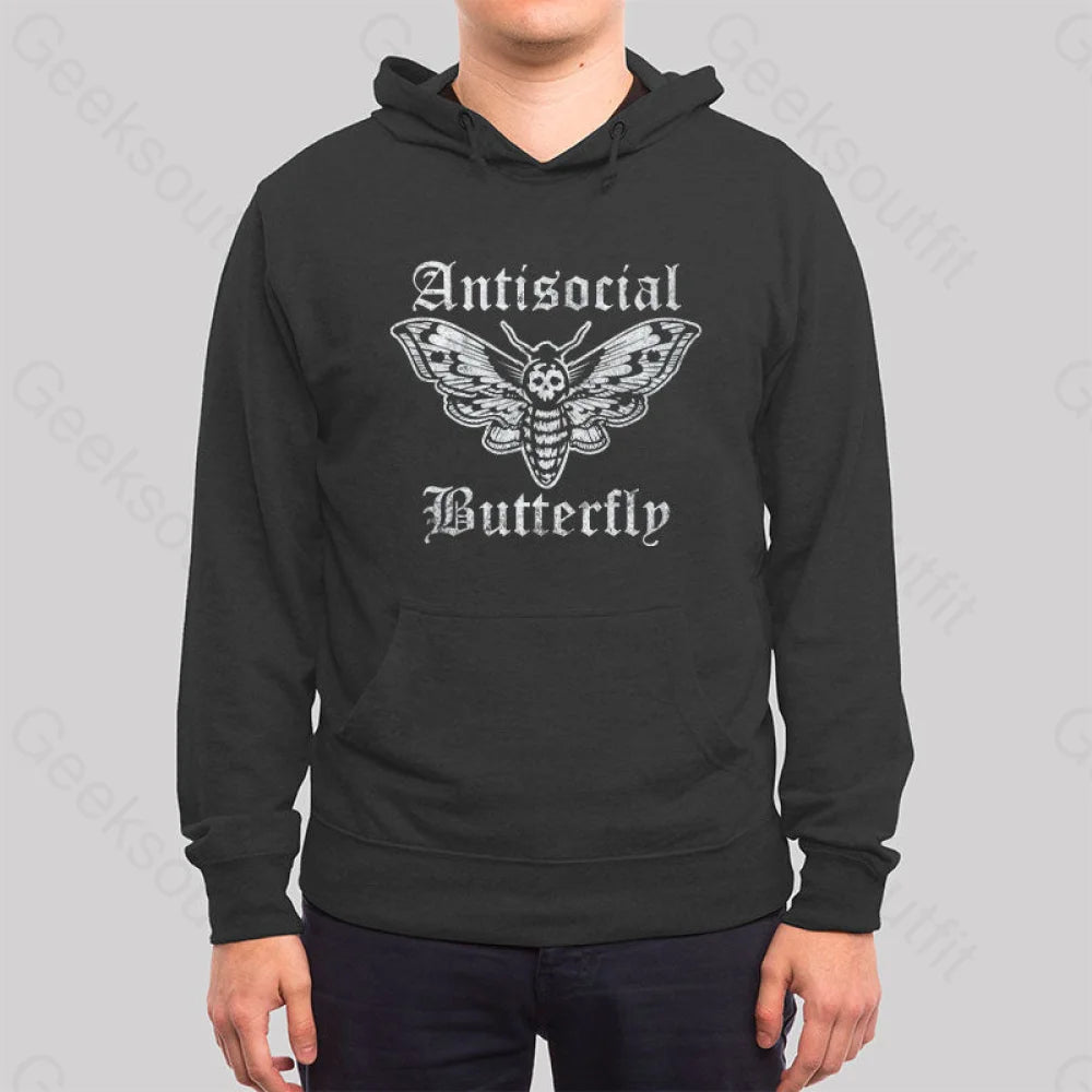 Funny Antisocial Butterfly Hoodie