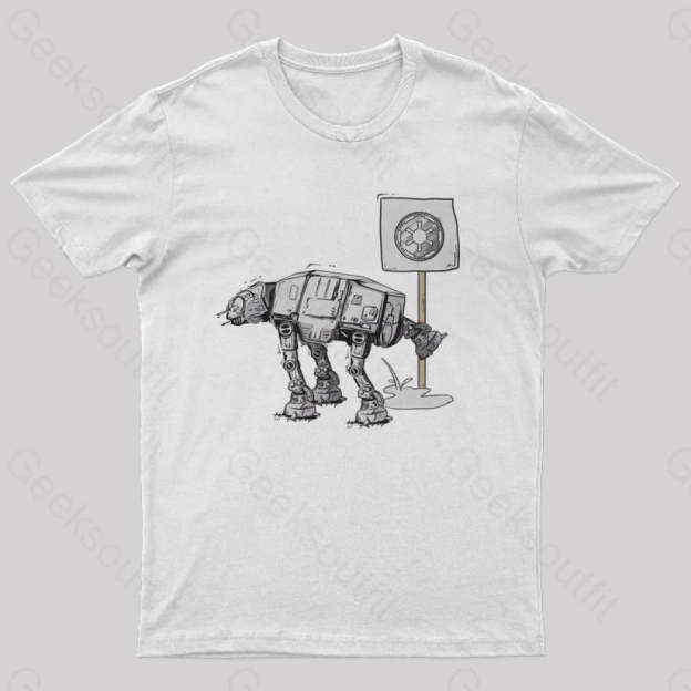 Funny At-At T-Shirt White / S Yc