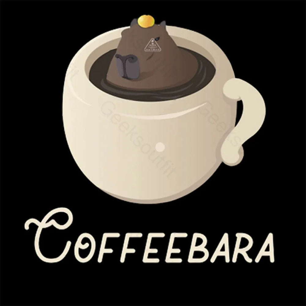 Funny Capybara Coffee Puns T-Shirt