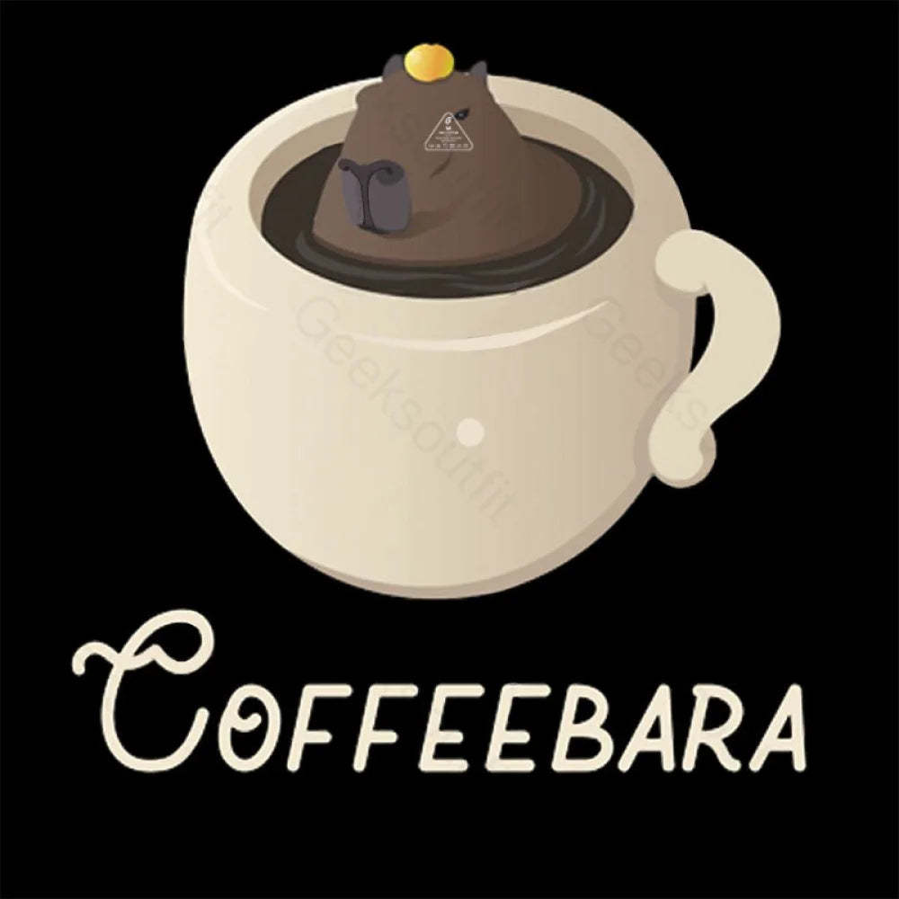 Funny Capybara Coffee Puns T-Shirt