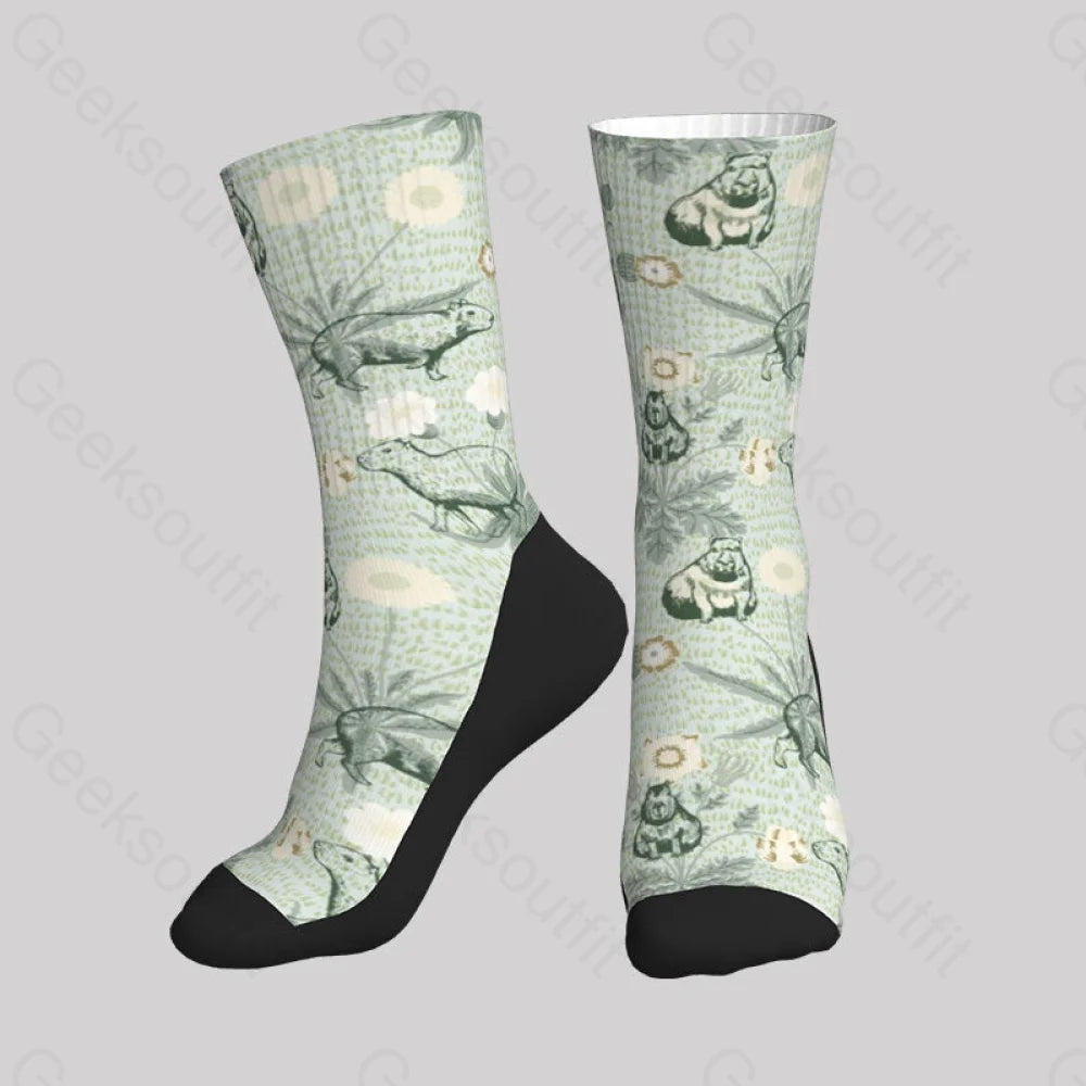 Funny Capybara Men’s Socks