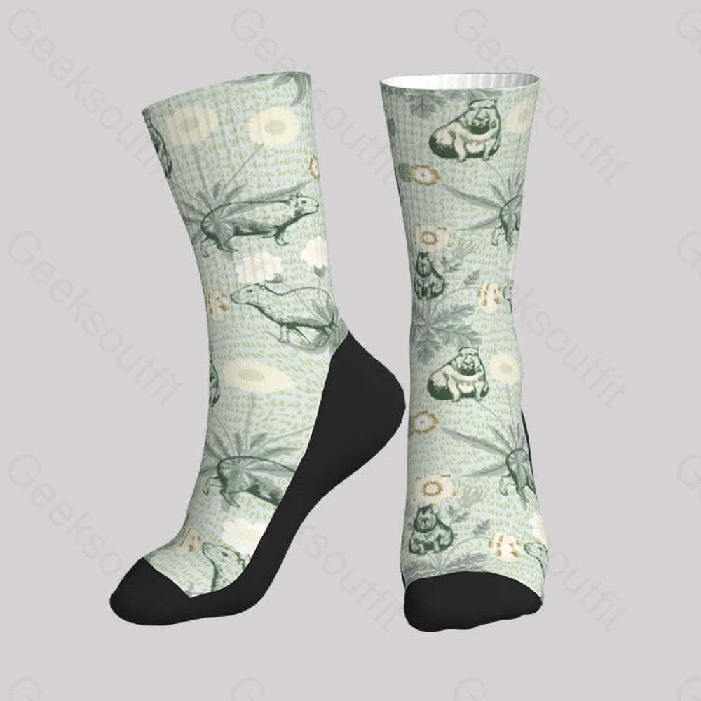 Funny Capybara Men’s Socks