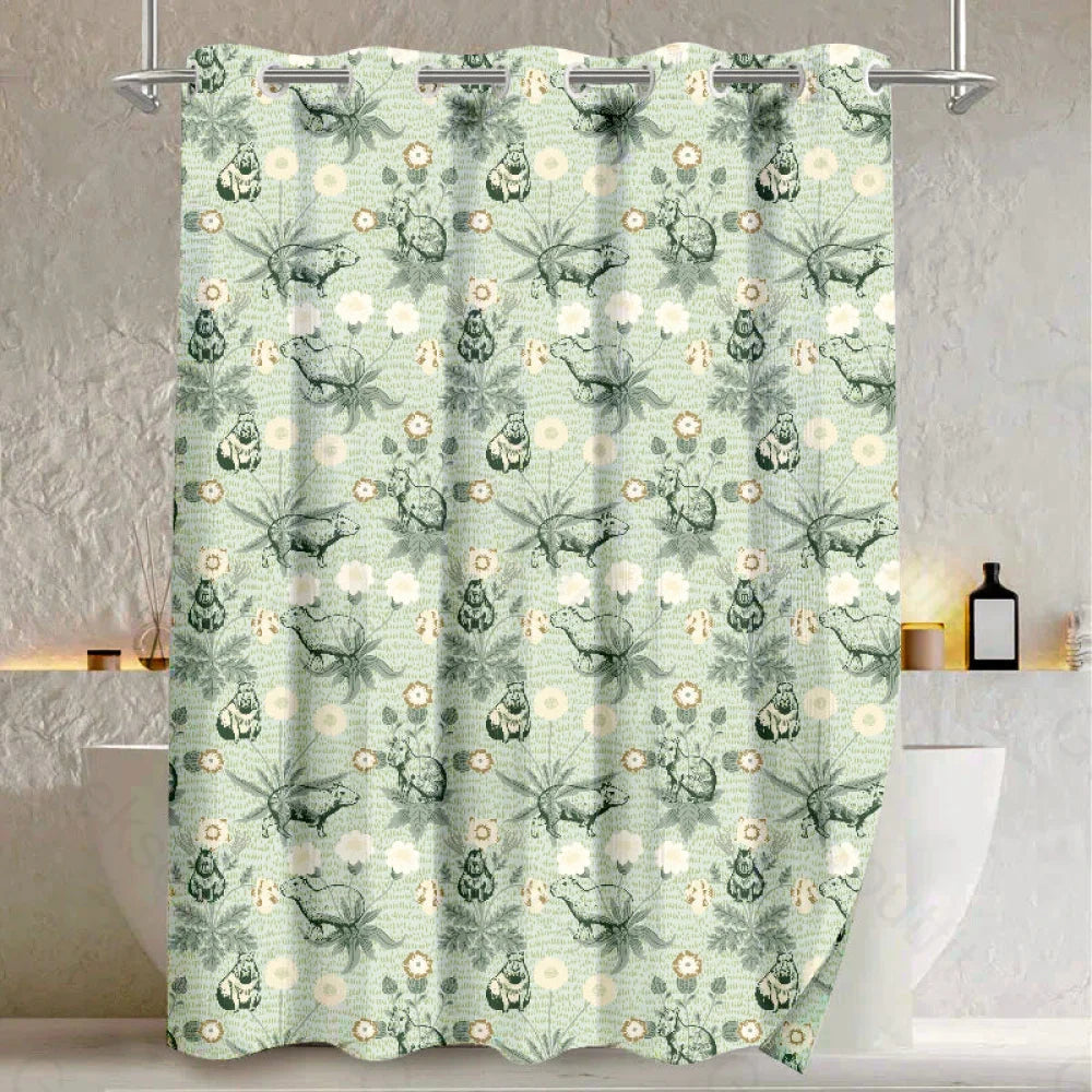 Funny Capybara Shower Curtain
