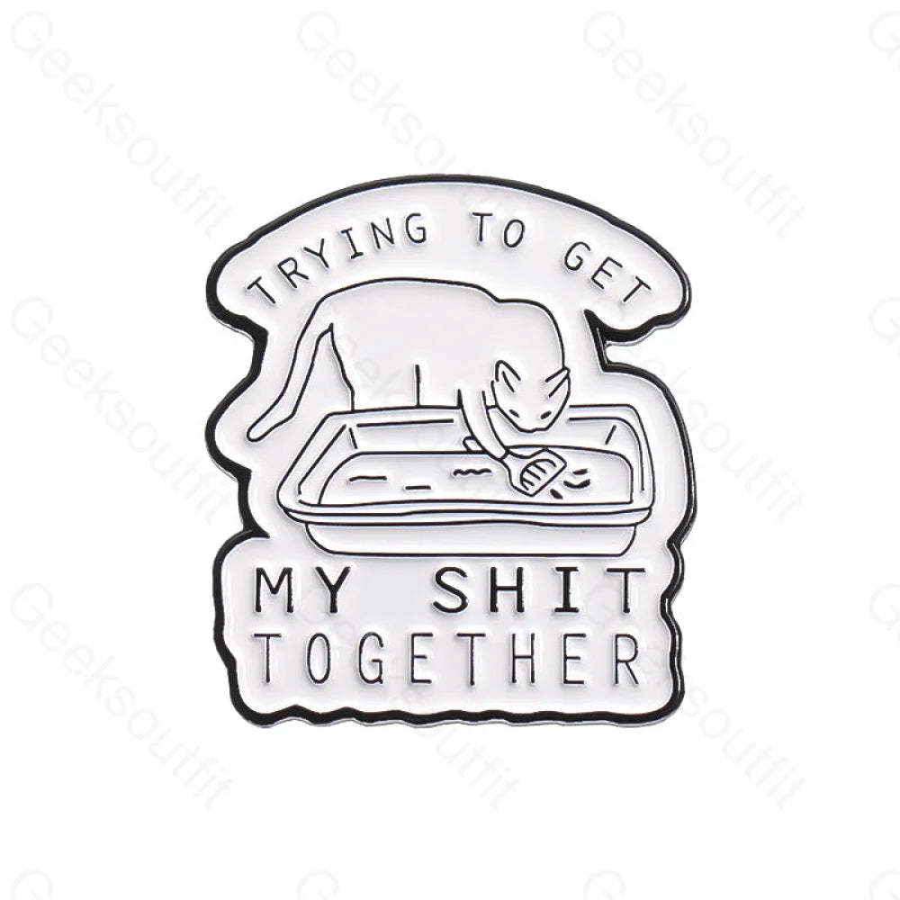 Funny Cartoon Animals Pins Qhxz2454