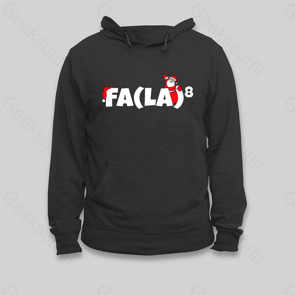 Funny Christmas Math Hoodie Black / S