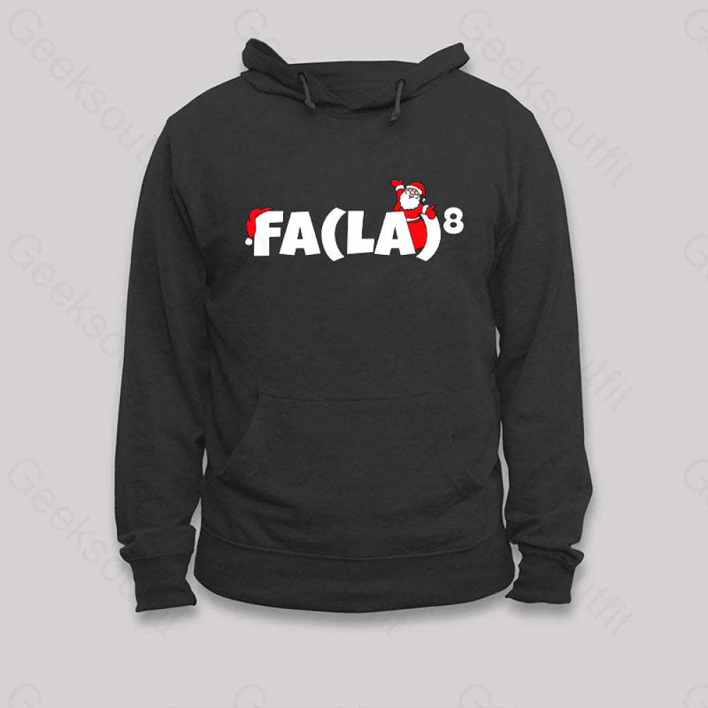 Funny Christmas Math Hoodie Black / S