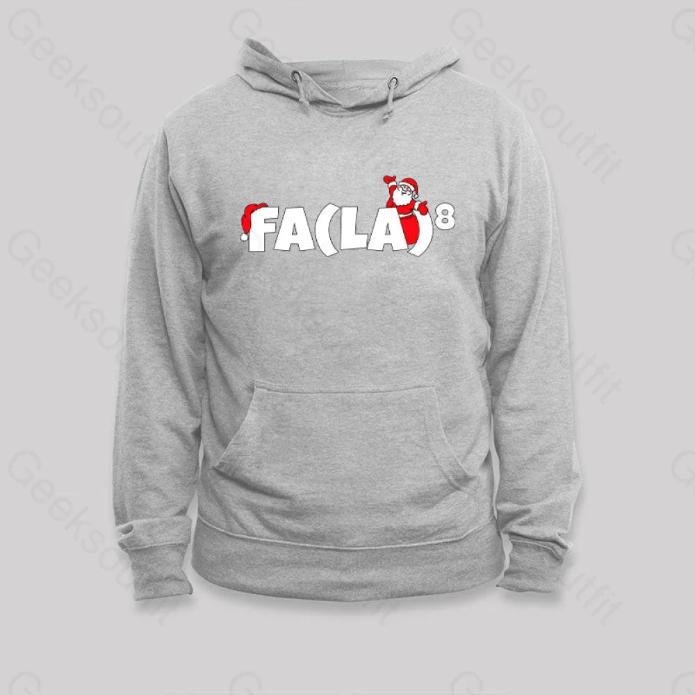Funny Christmas Math Hoodie Grey / S