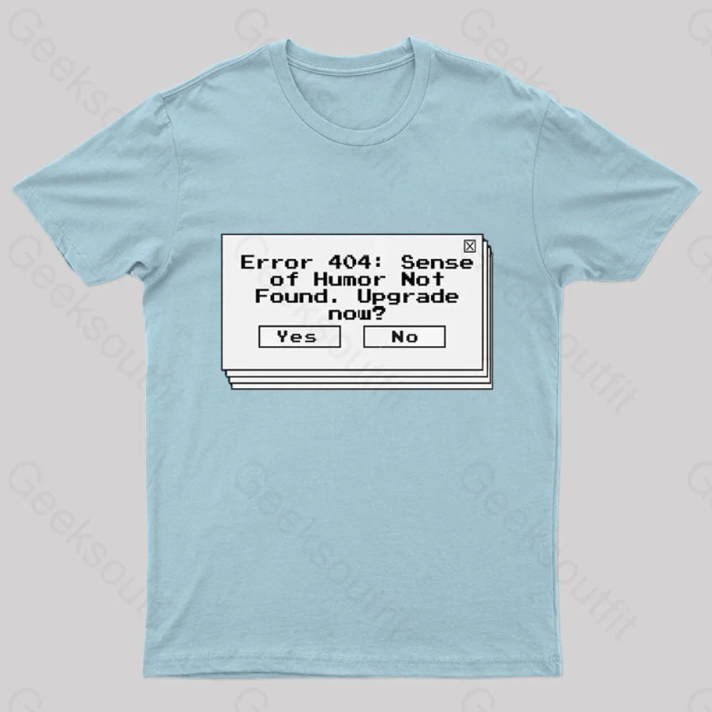 Funny Coding Computer Humor Nerd T-Shirt Light Blue / S