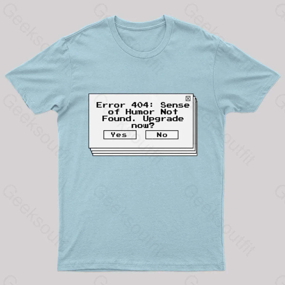 Funny Coding Computer Humor Nerd T-Shirt Light Blue / S