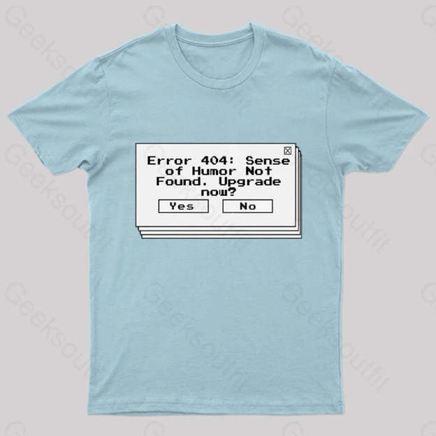 Funny Coding Computer Humor Nerd T-Shirt Light Blue / S