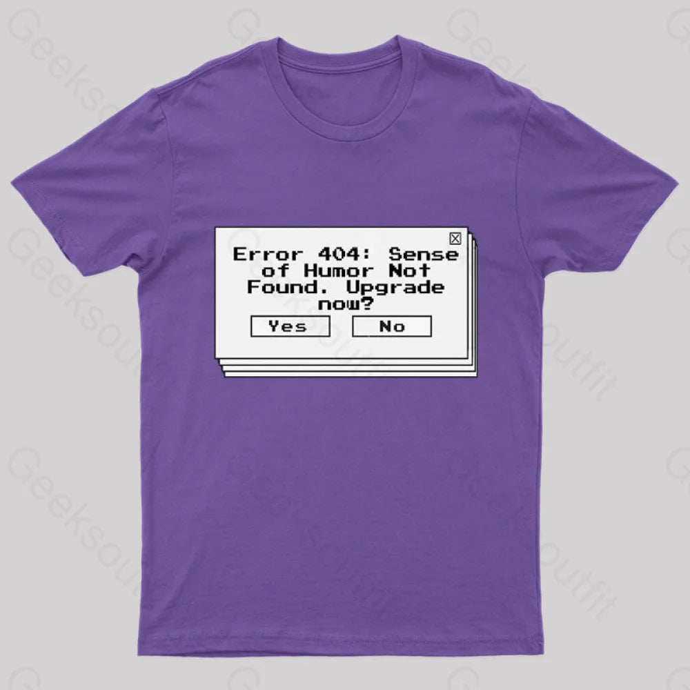 Funny Coding Computer Humor Nerd T-Shirt Purple / S