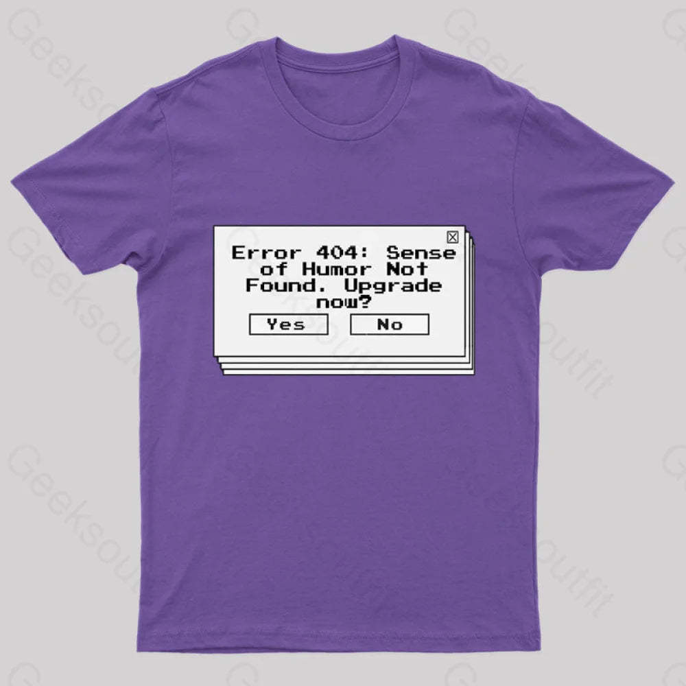 Funny Coding Computer Humor Nerd T-Shirt Purple / S
