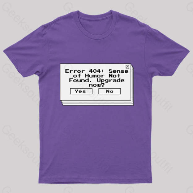 Funny Coding Computer Humor Nerd T-Shirt Purple / S