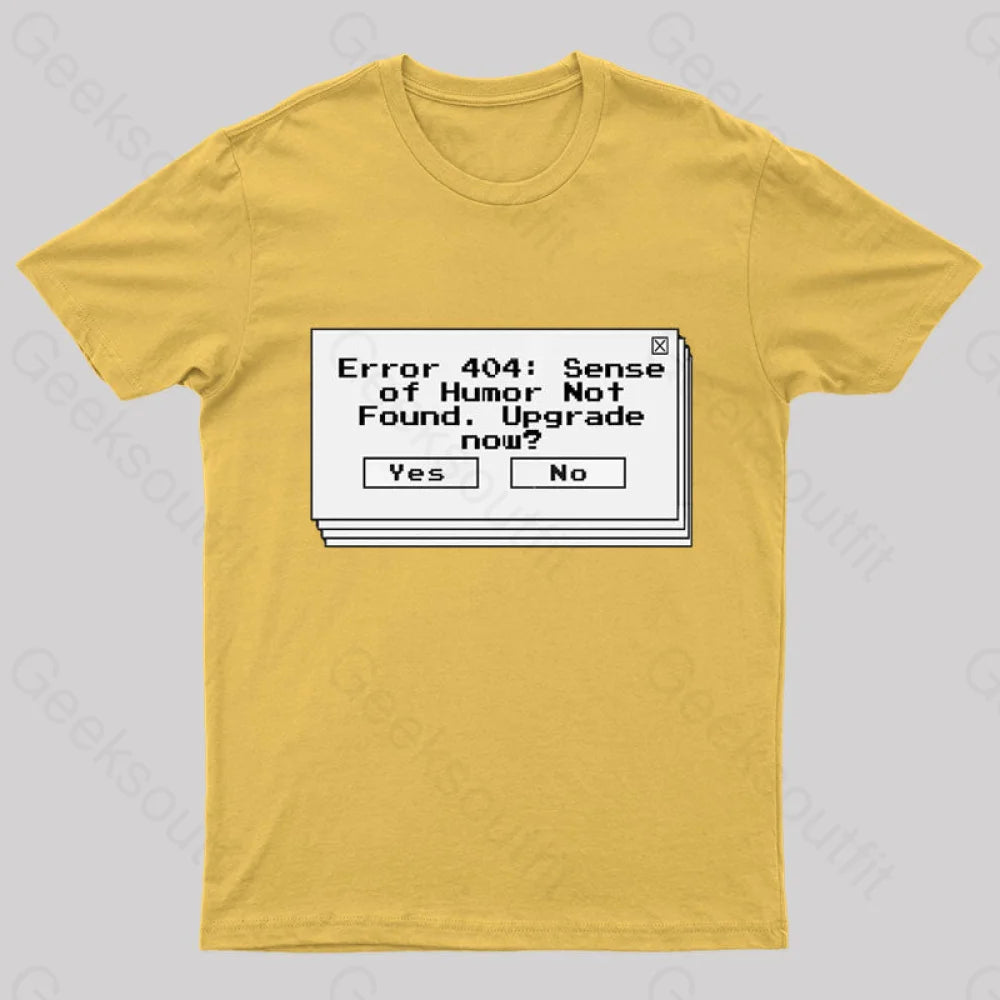 Funny Coding Computer Humor Nerd T-Shirt Yellow / S