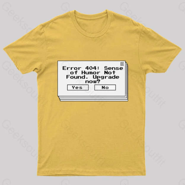 Funny Coding Computer Humor Nerd T-Shirt Yellow / S