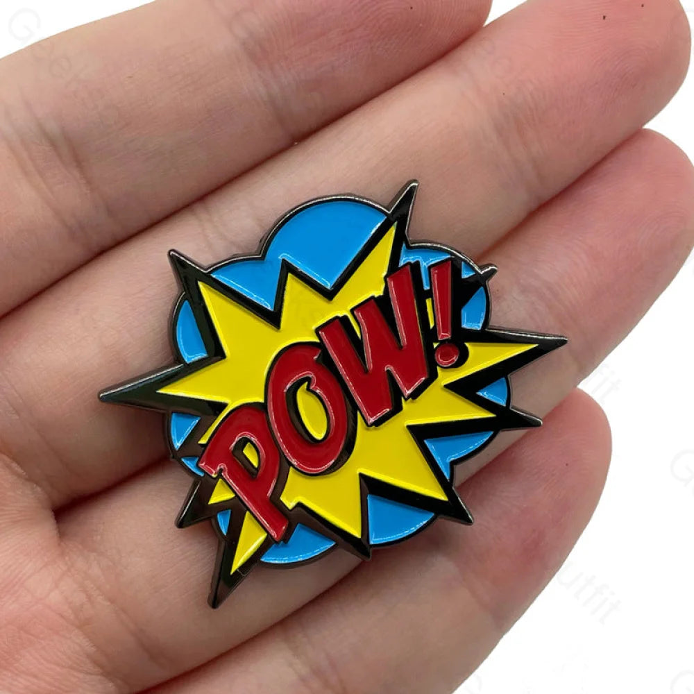 Funny Explosive Pow Pins
