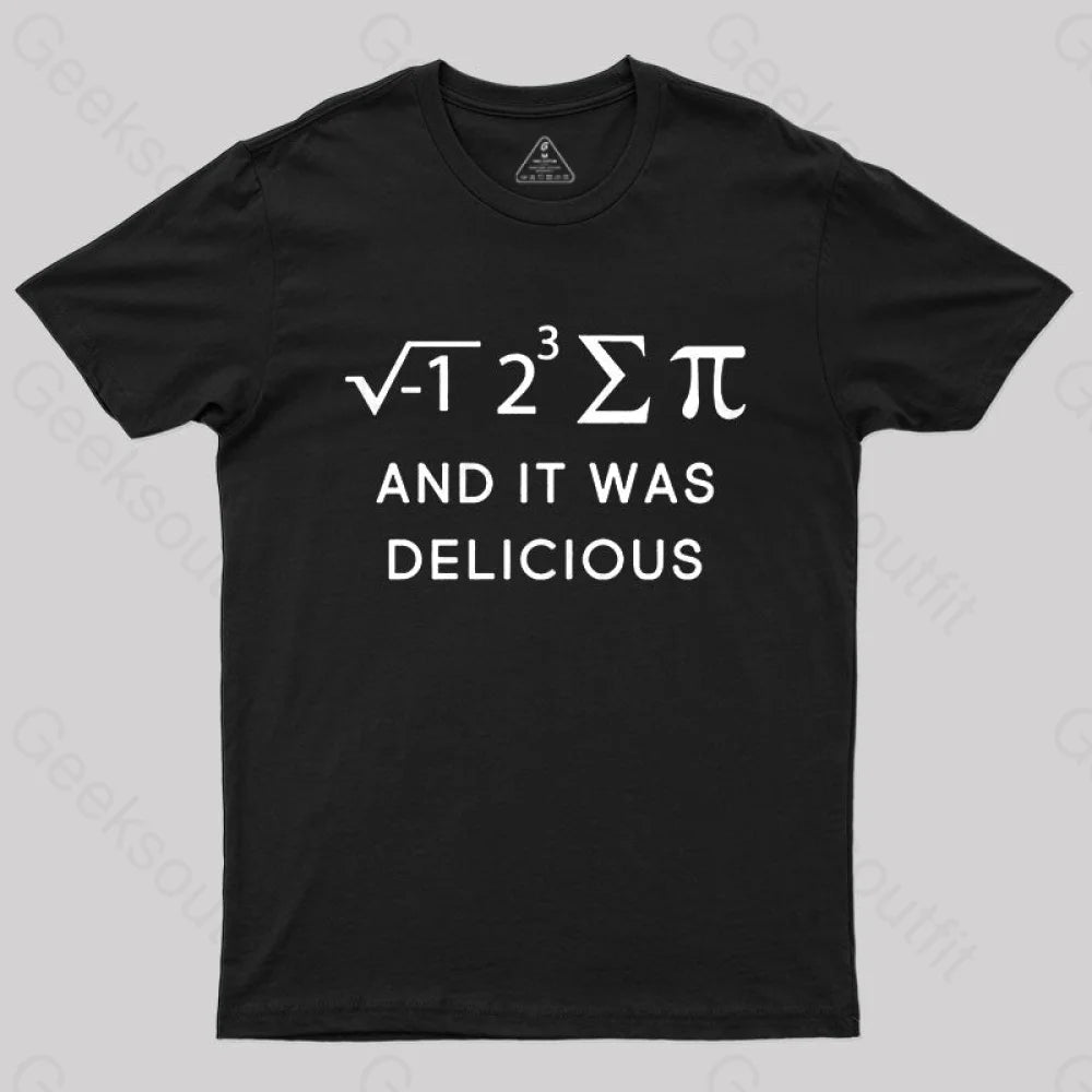 Funny Math T-Shirt Black / S