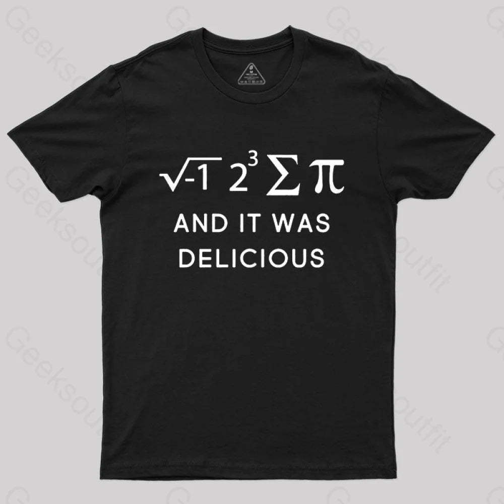Funny Math T-Shirt Black / S