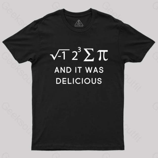 Funny Math T-Shirt Black / S