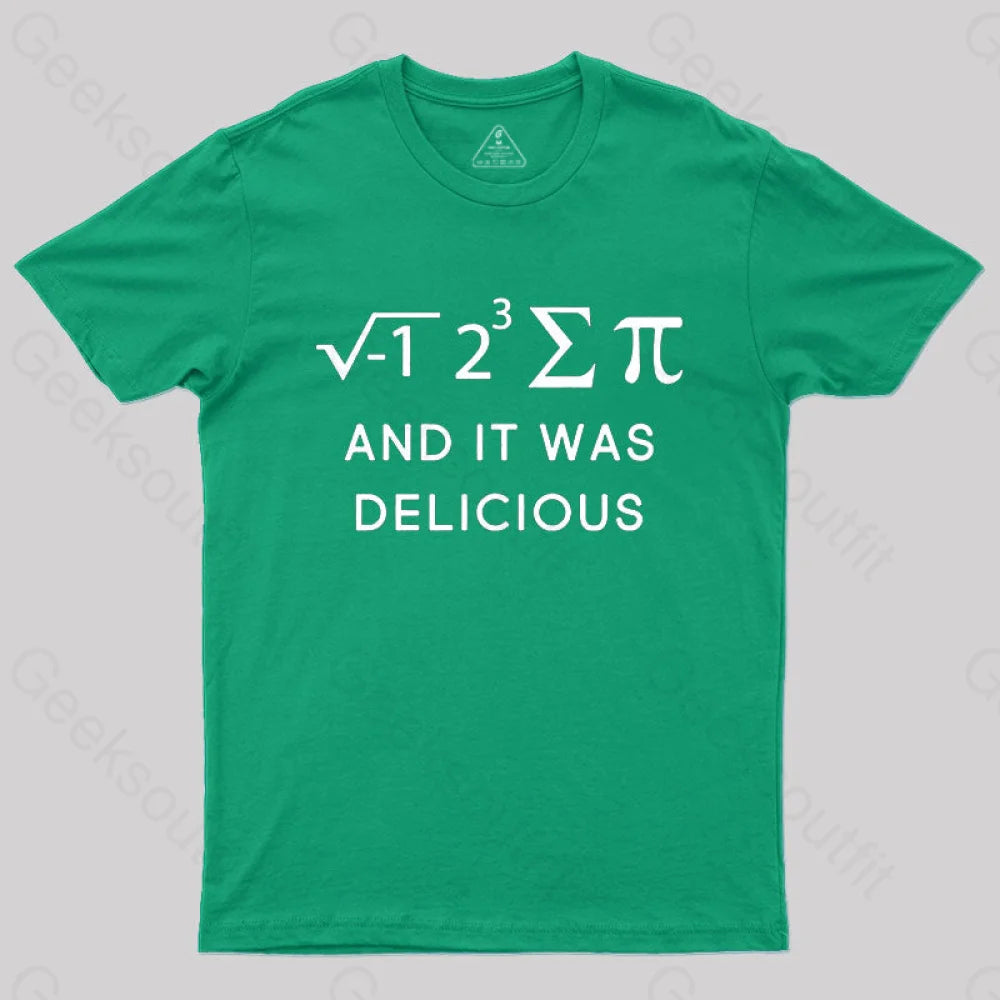 Funny Math T-Shirt Green / S