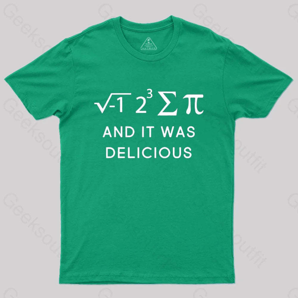 Funny Math T-Shirt Green / S