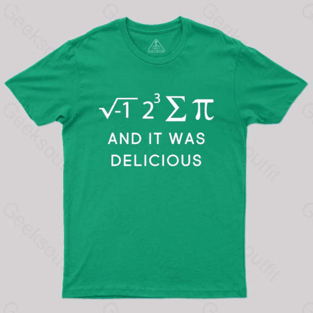 Funny Math T-Shirt Green / S